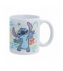 TAZA CERAMICA SUBLIM 325 ML STITCH SEAWORLD SIPECU