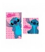 Set 2 toallas baño Stitch Disney algodon