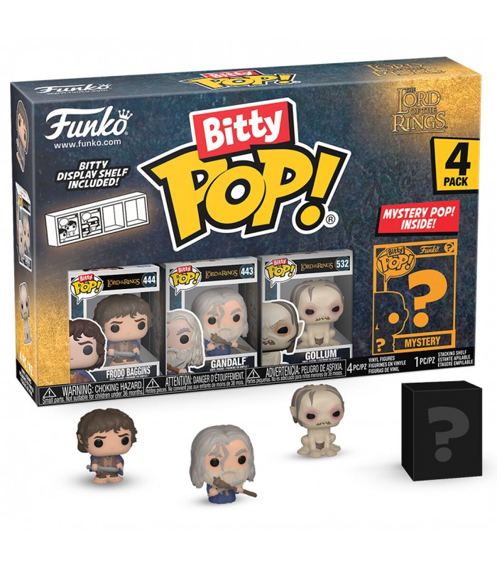 Blister 4 figuras Bitty POP El Señor de los Anillo