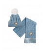 Conjunto de Gorro y Bufanda Dobby acrílico y polié
