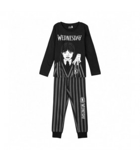 Pijama largo single jersey wednesday T14 Años