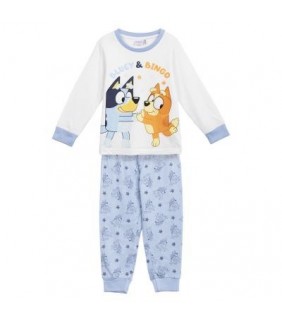 pijama largo single jersey bluey 2 Años