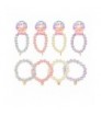 Ylvi pulsera con bolas de purpurina