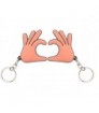 SET DE 2 LLAVEROS - MANOS EN FORMA DE CORAZÓN MIST
