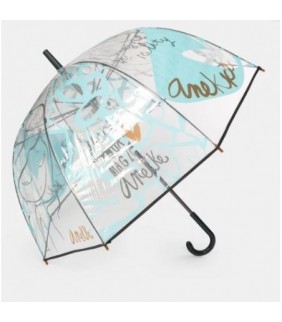 Paraguas largo vinilo Heartbeat Anekke