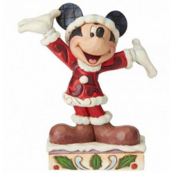 Figura decorativa Mickey Navidad