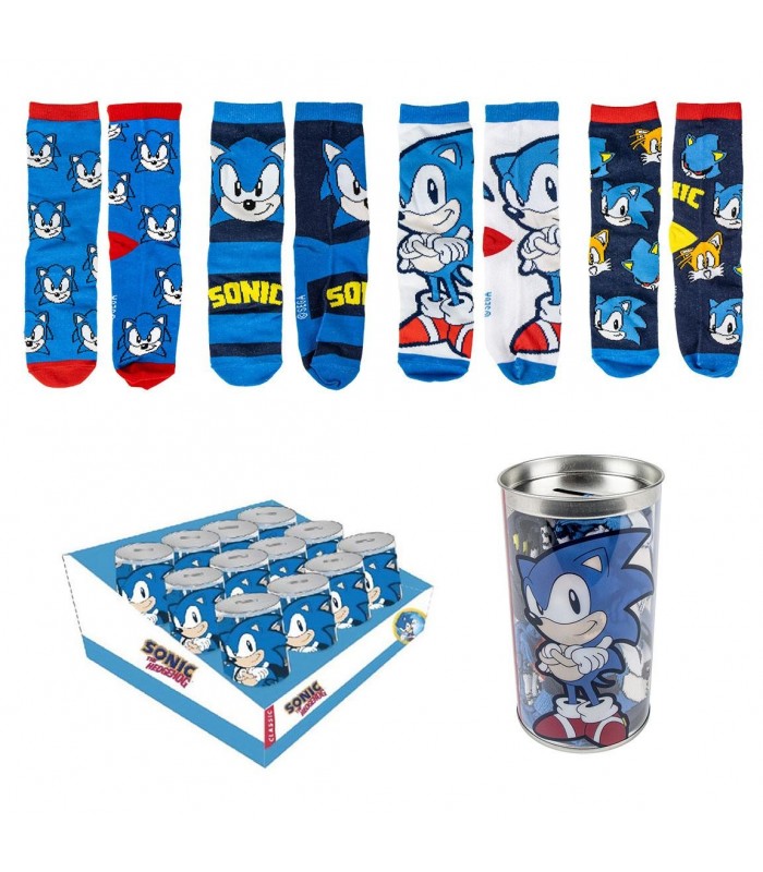 Pack calcetines 4 piezas sonic 27/30