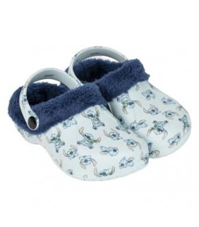 zapatillas de casa zueco borreguillo stitch T38/39