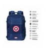 Mochila Capitan America Marvel 49cm Sipecusa