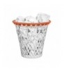 Papelera con forma de canasta de baloncesto