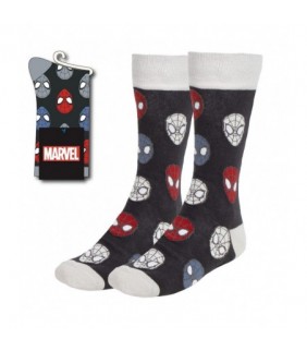 Calcetines Spider Azul, Gris y Rojo