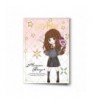 Hermione Character Greetings Card with Pin badge