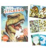 Dino World libro de pegatinas por números
