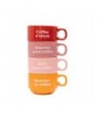 Tazas Coffee Clock" (Set de 4)"