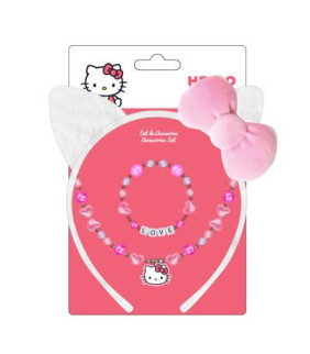 bisuteria pack 3 piezas hello kitty - 2500003223