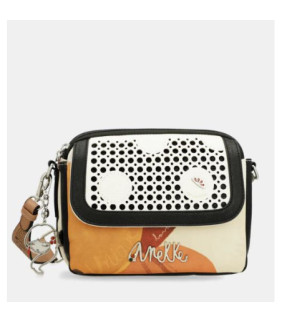 Bandolera de solapa ovalada Alma Anekke