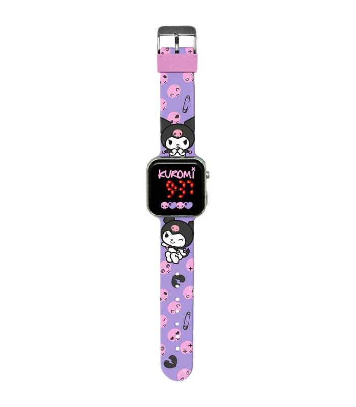 MontreHello Kitty fille LED colorée Rose