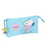 Estuche Triple Safta Snoopy Love 120X220X30 mm