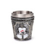 Vaso de Chupito Caballero Medieval Blanco
