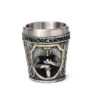 Vaso de Chupito Caballero Medieval Negro