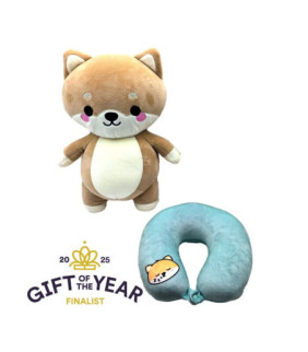 Almohada de Viaje y Peluche 2 en 1 Swapseazzz Perr