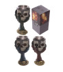 Copa Decorativa Calavera y Garra de Dragón