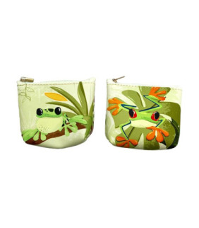 Monedero de PVC Ranas Tropicales