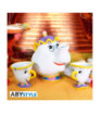 Tetera Mrs Potts y Tazas Chip Disney Bella