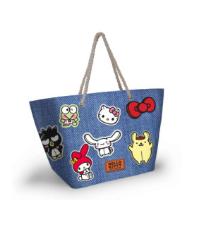 Hello Kitty Azul Bolsa de Playa Soleil Hello Kitty