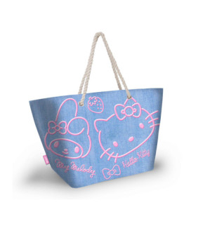 Hello Kitty Azul Bolsa de Playa Soleil Hello Azul