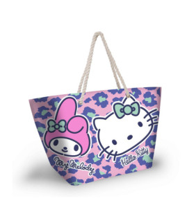 Hello Kitty Rosa Bolsa de Playa Soleil Hello Kitty