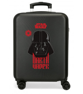 TROLLEY ABS 55CM.4R. STAR WARS DARH VADER ROJO