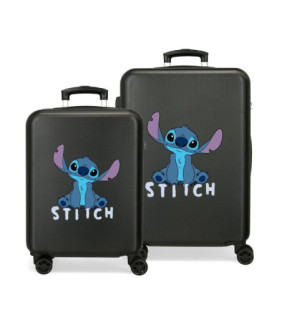 Set 2 Maletas trolley ABS cute Stitch Disney