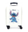 TROLLEY ABS 50 CM.4R HAPPY STITCH BLANCO
