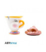 TAZA 3D DISNEY LA BELLA Y LA BESTIA CHIP CON BURBU