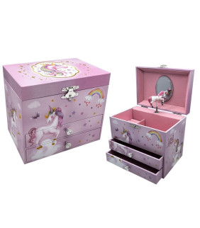 JOYERO MUSICAL BAUL JK236 13X10X10,8CM