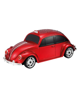 RADIO+ALTAVOZ COCHE TAXI BEETLE VINT.ROJO FM