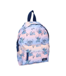 MOCHILA INFANTIL 31CM STITCH SIMPLY KIND DEGRADADO