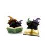 Figura Libro de Hechizos Brujas Gato Negro Travies