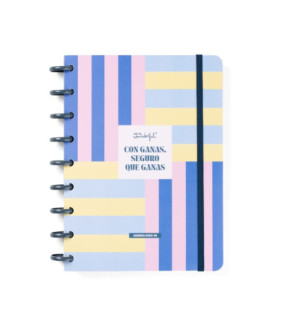 AGENDA ESCOLAR WONDER 25/26 SEMANAL - CON GANAS