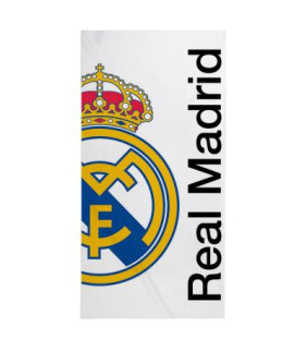 toalla microfibra real madrid escudo blanca