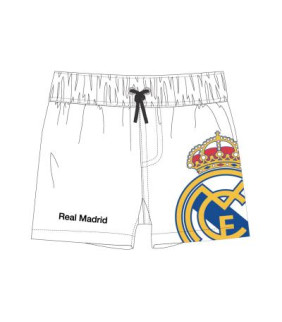 BERMUDA BAÑO REAL MADRID BLANCA 12 AÑOS
