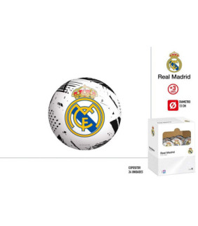 PELOTAS REAL MADRID PVC 13CM HINCHADAS
