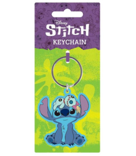 Llavero Lilo & Stitch Stitch con Scrump PVC