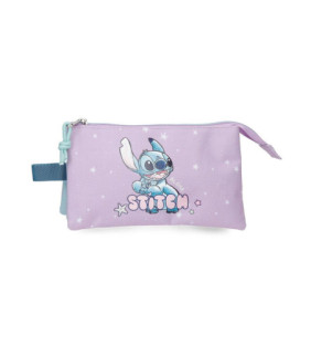 Portatodo Lovely Stitch Disney triple Plano