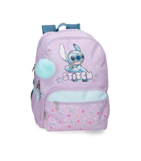 Mochila Lovely Stitch Disney 44cm adaptable