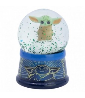 GLOBO DE NIEVE GROGU EN CAJA DE REGALO