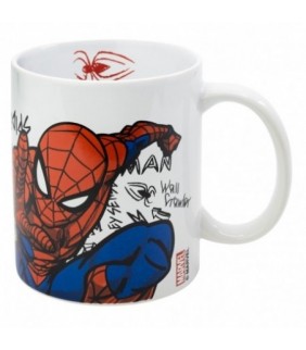 TAZA CERAMICA 325 ML EN CAJA DE REGALO SPIDERMAN U