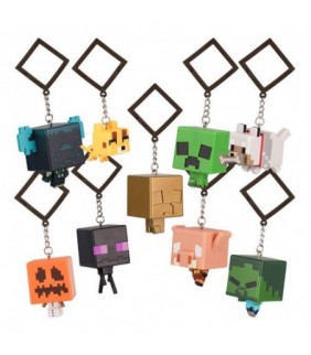Pack de 24 Uds. Colgantes para mochilas Minecraft