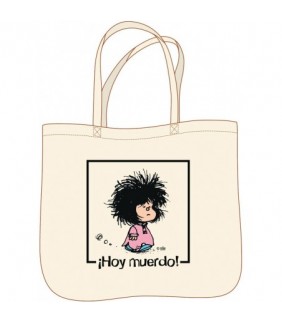 BOLSA MAFALDA TOTE BAG HOY MUERDO